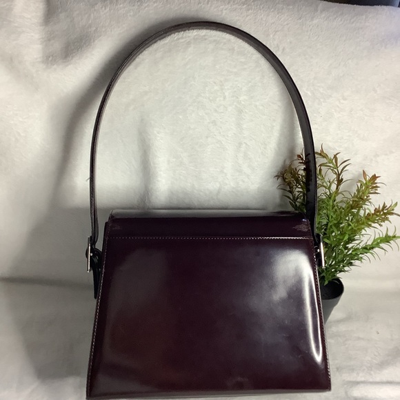 🛍️ELEGANT🌟YSL YVES SAINT LAURENT Patent Leather Handbag/VINTAGE - Picture 2 of 16